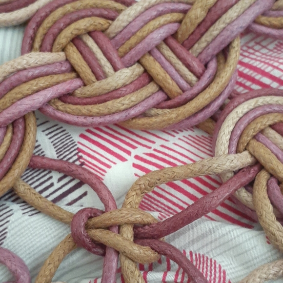 Pink Crocheted Shoulder Bag - Very Unique! - Picture 9 of 10